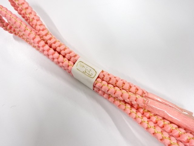 未使用品　正絹　手組帯締め